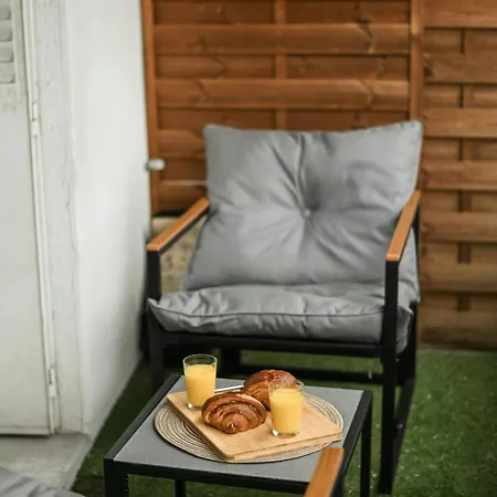 Apartment Cosy Business - Balcon Garage Ferme